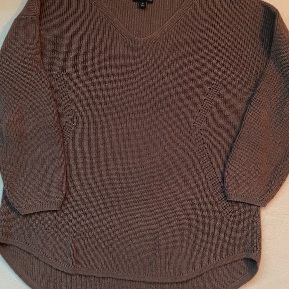 V Neck Long Sleeve Pull Over Sweater - Picture 3 of 7